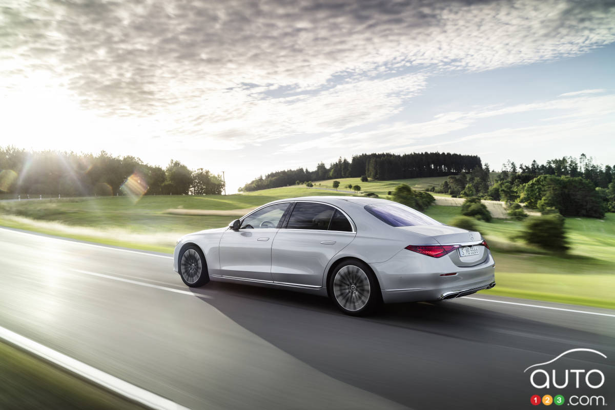 Mercedes-Benz Classe S 2021, trois quarts arrière