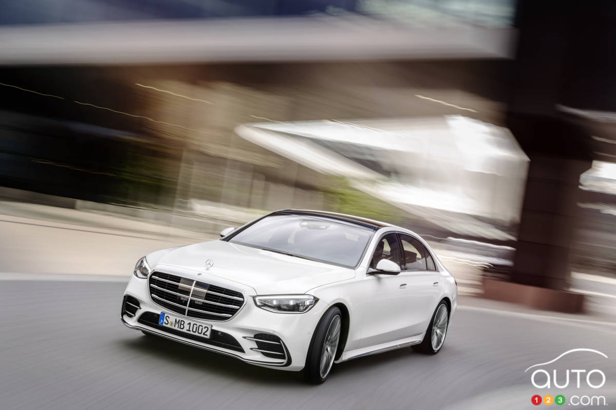Mercedes-Benz Classe S 2021, en mouvement