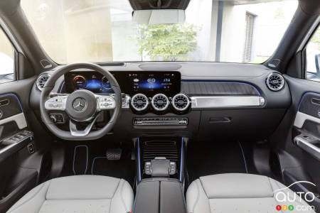 Mercedes-EQ EQB 2023, intérieur