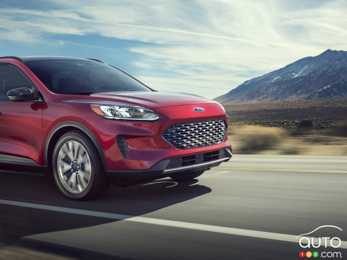 Ford Escape hybride 2020, calandre, phares