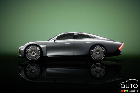 Mercedes-Benz Vision EQXX, profil