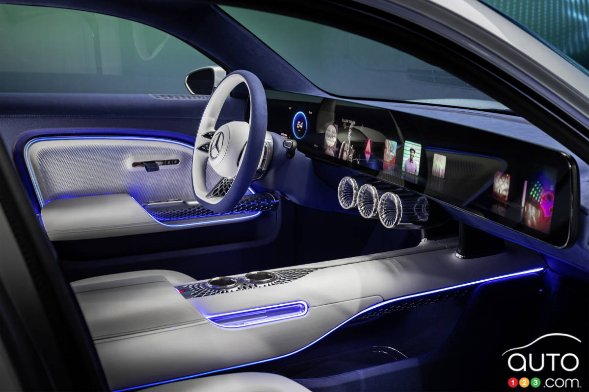 Mercedes-Benz Vision EQXX, intérieur