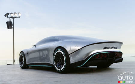 Mercedes Vision AMG concept, three-quarters rear