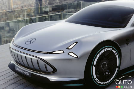 Concept Mercedes Vision AMG, section avant