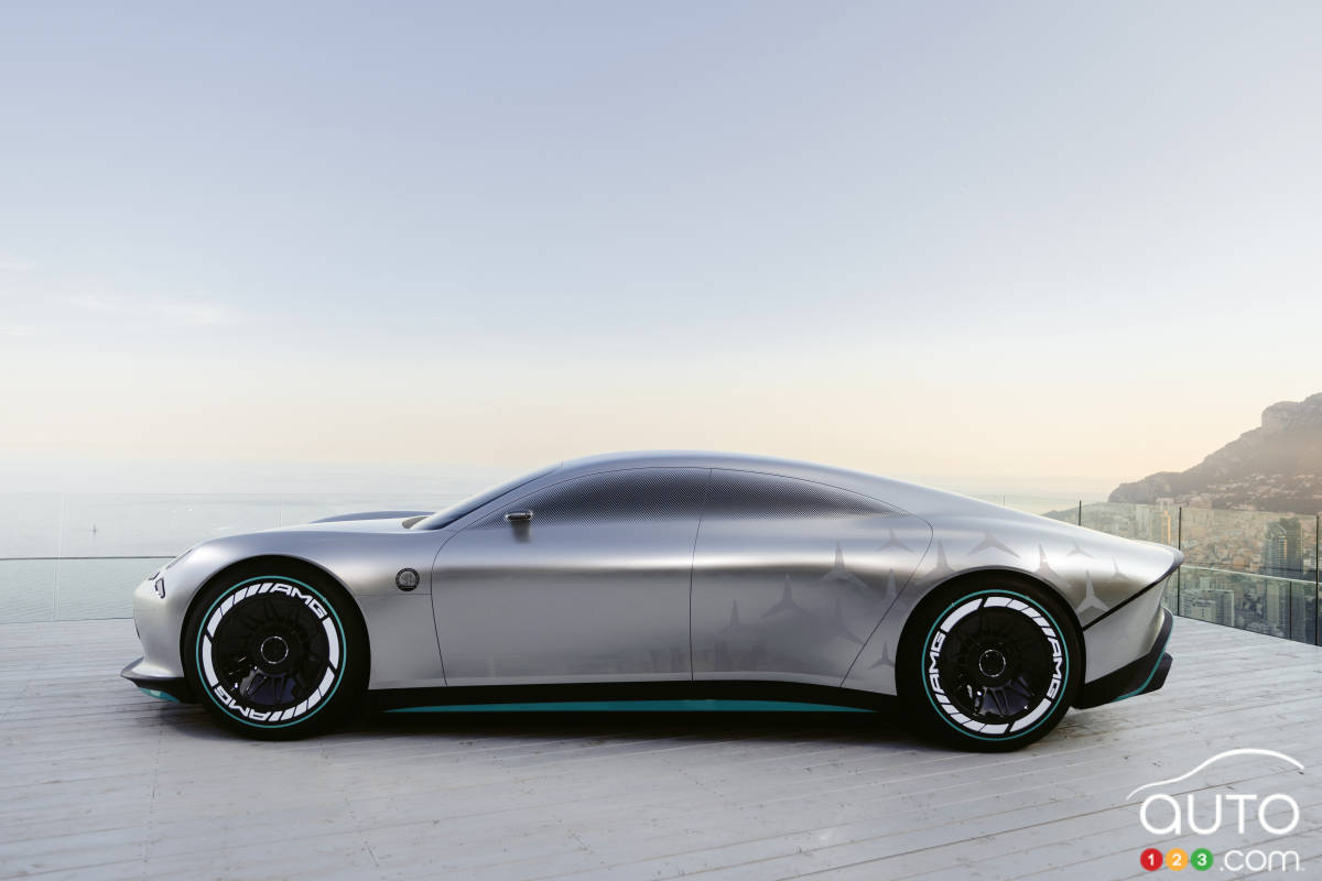 Concept Mercedes Vision AMG, profil