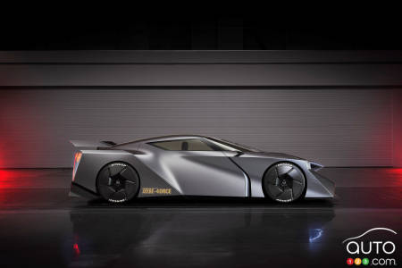 Le concept Nissan Hyper Force, de profil