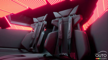 The Nissan Hyper Force concept, seats