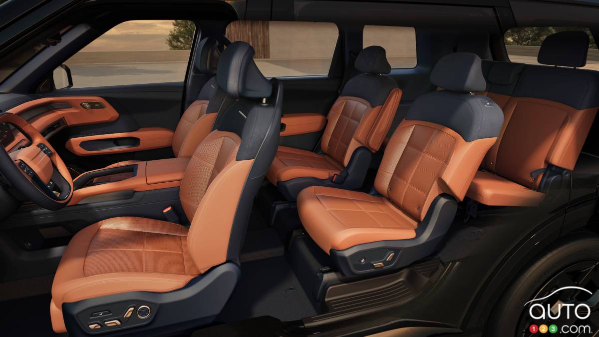 Kia Telluride 2027, sièges