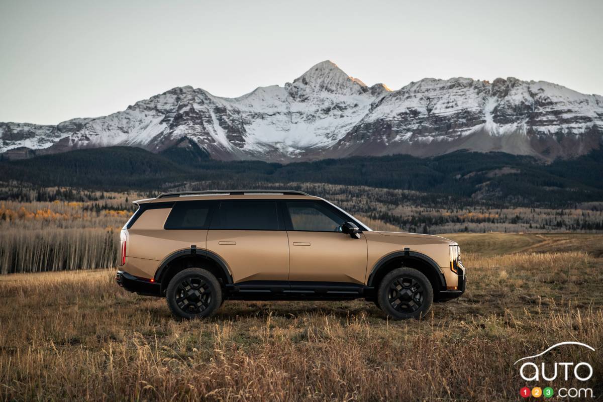 Kia Telluride X-Pro 2027, de profil