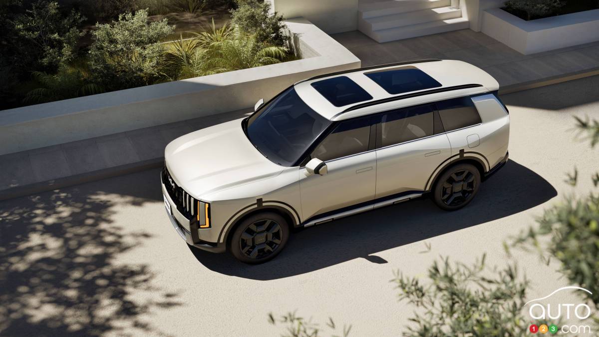 Kia Telluride HEV 2027, de haut