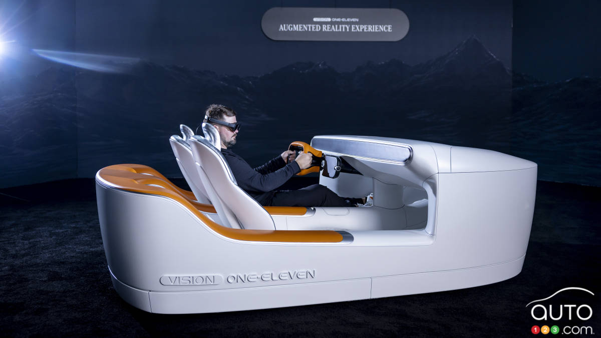 L'habitacle du concept Mercedes-Benz Vision One-Eleven