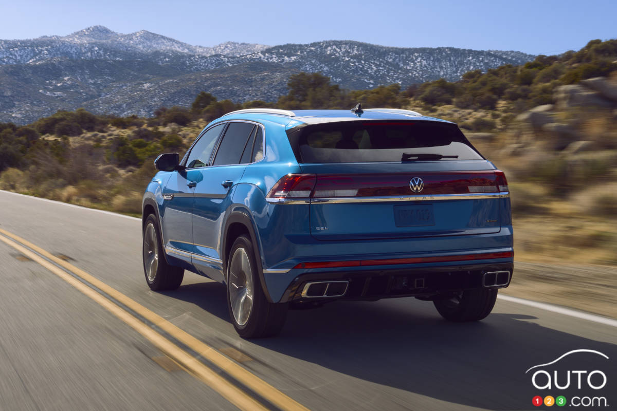 Volkswagen Atlas Cross Sport 2024 bleu