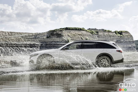 Mercedes-Benz Classe E All-Terrain 2024, de profil