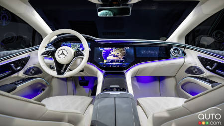 La Mercedes-Benz EQS 2025, intérieur