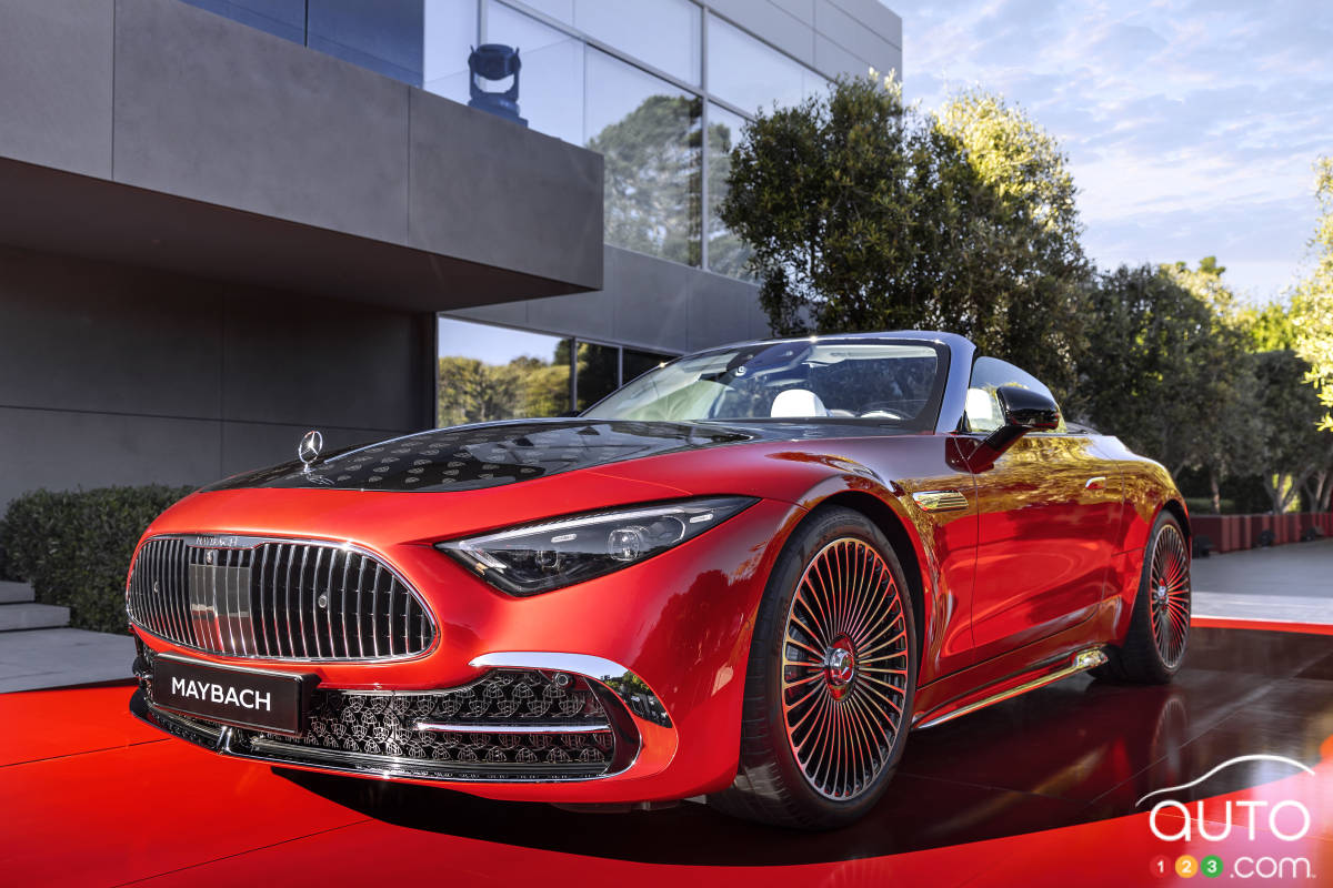 La Mercedes-Maybach SL 680 ‘Monogram Series’ 2026, avant