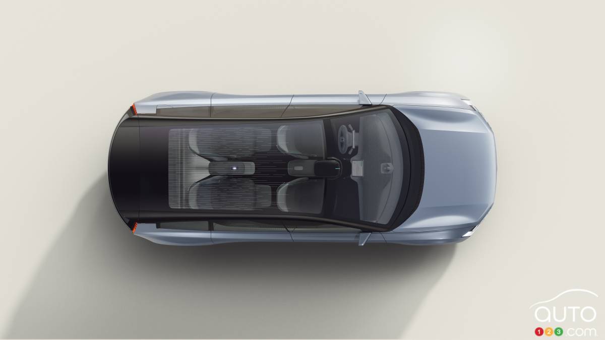 Volvo Concept Recharge, de haut