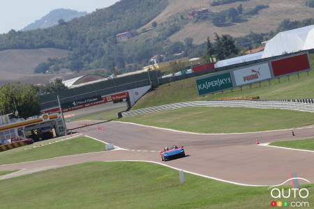 La piste d’essai de Fiorano près de l’usine Ferrari.