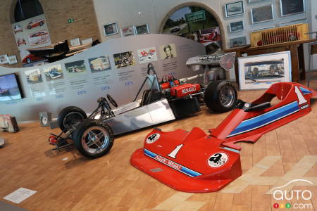 The first Pagani ever built, a Formula 2 car powered by a Renault engine (1979).
