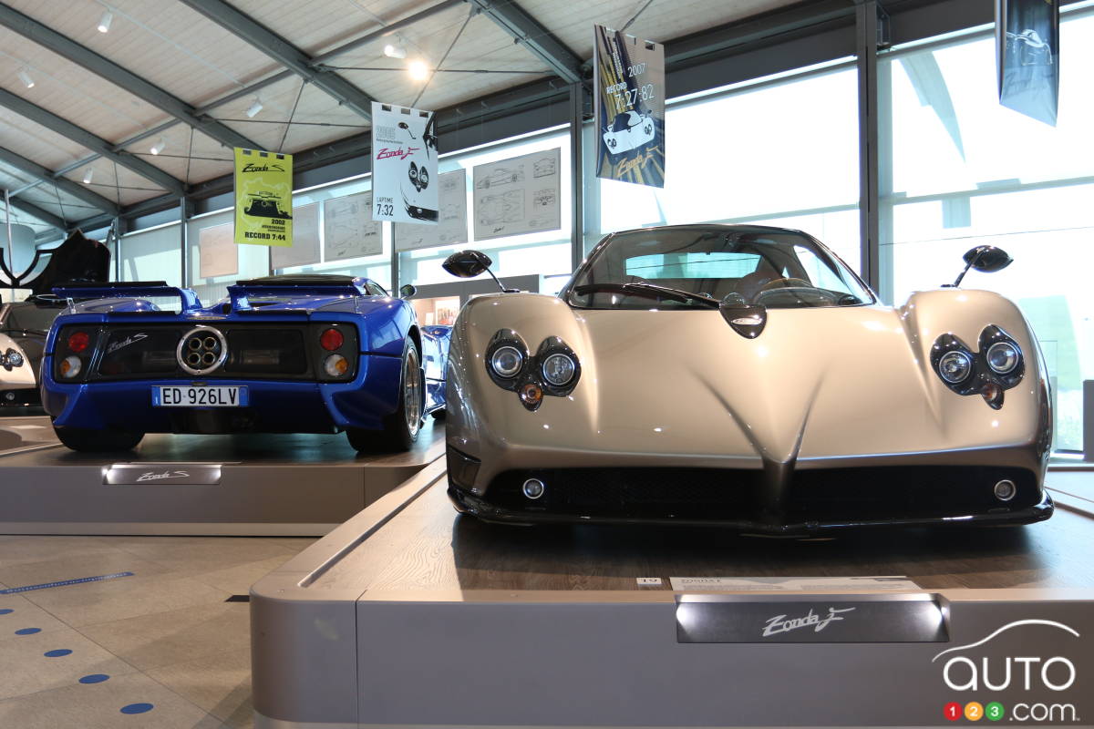 La Pagani Zonda F (2005) au musée Horacio Pagani.