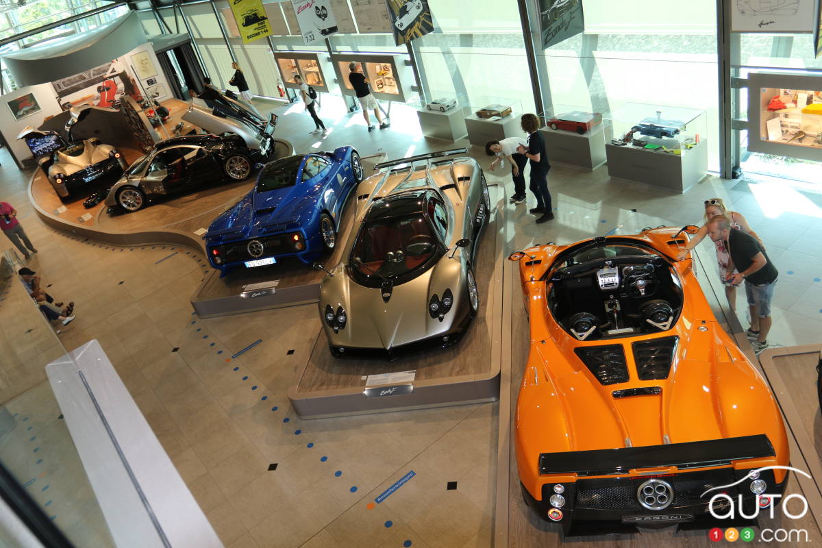 Le musée Horacio Pagani près de Modène (Italie).
