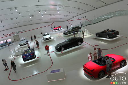 Le musée Enzo Ferrari de Modène.