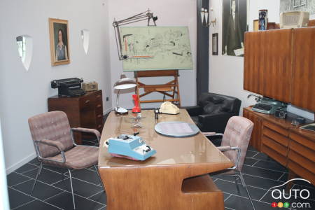 A replica of Ferruccio Lamborghini's office.