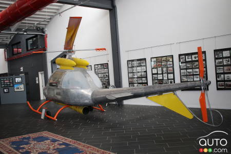 Un prototype d’hélicoptère créé par Lamborghini.