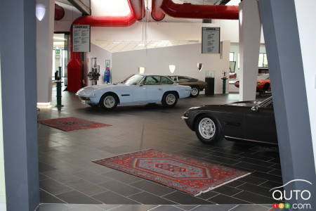 The atmosphere of the Ferruccio Lamborghini Museum is warm and welcoming.
