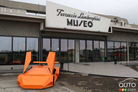 Le Musée Ferruccio Lamborghini près de Bologne.