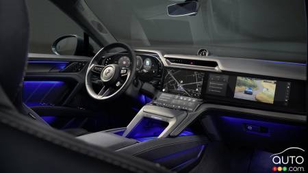 Porsche Cayenne électrique 2026, tableau de bord
