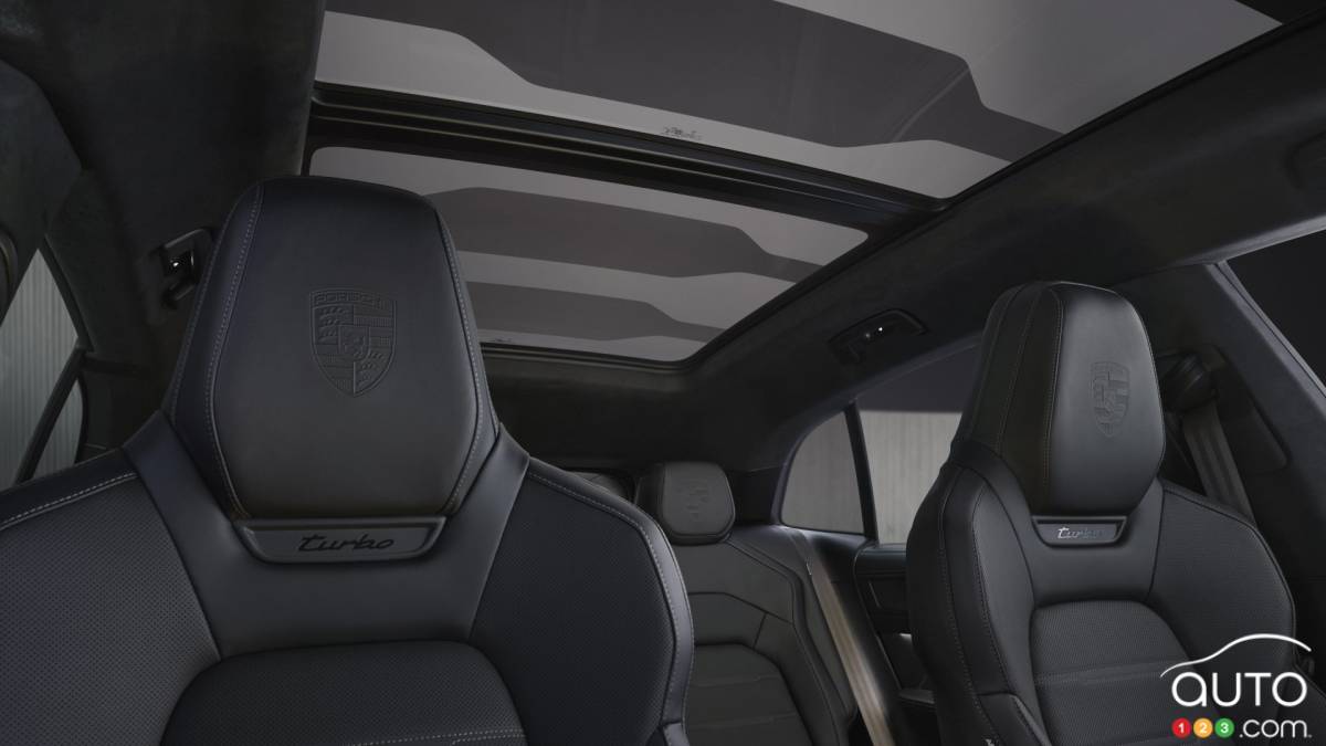 Porsche Cayenne électrique 2026, sièges, toit panoramique