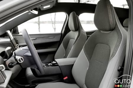 The Volvo EX30 Cross Country, seating