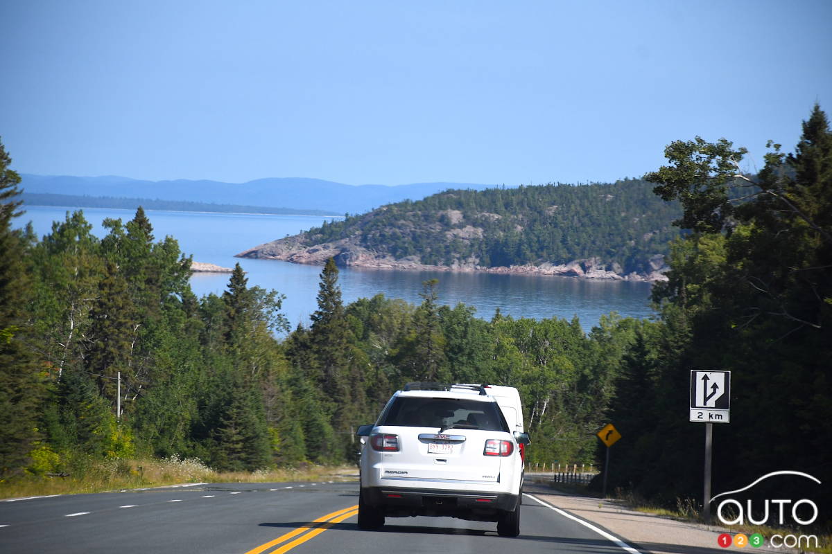 Paysage entre North Bay et Thunder Bay