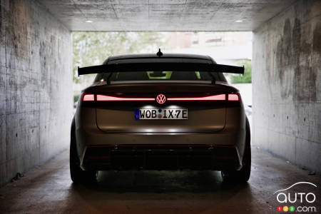 The Volkswagen ID.X Performance concept, rear