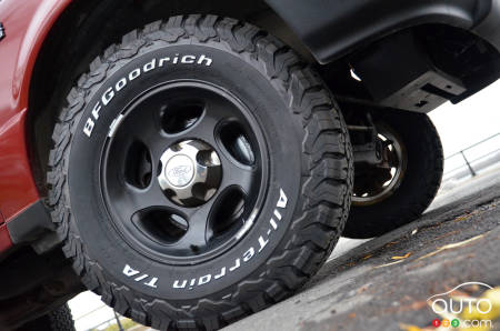 The BFGoodrich T/A K02 tires