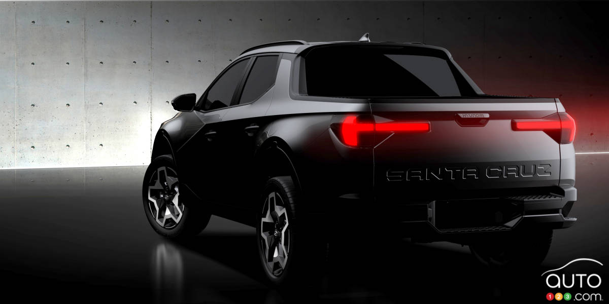 Hyundai Santa Cruz, trois quarts arrière