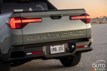 2022 Hyundai Santa Cruz, tailgate