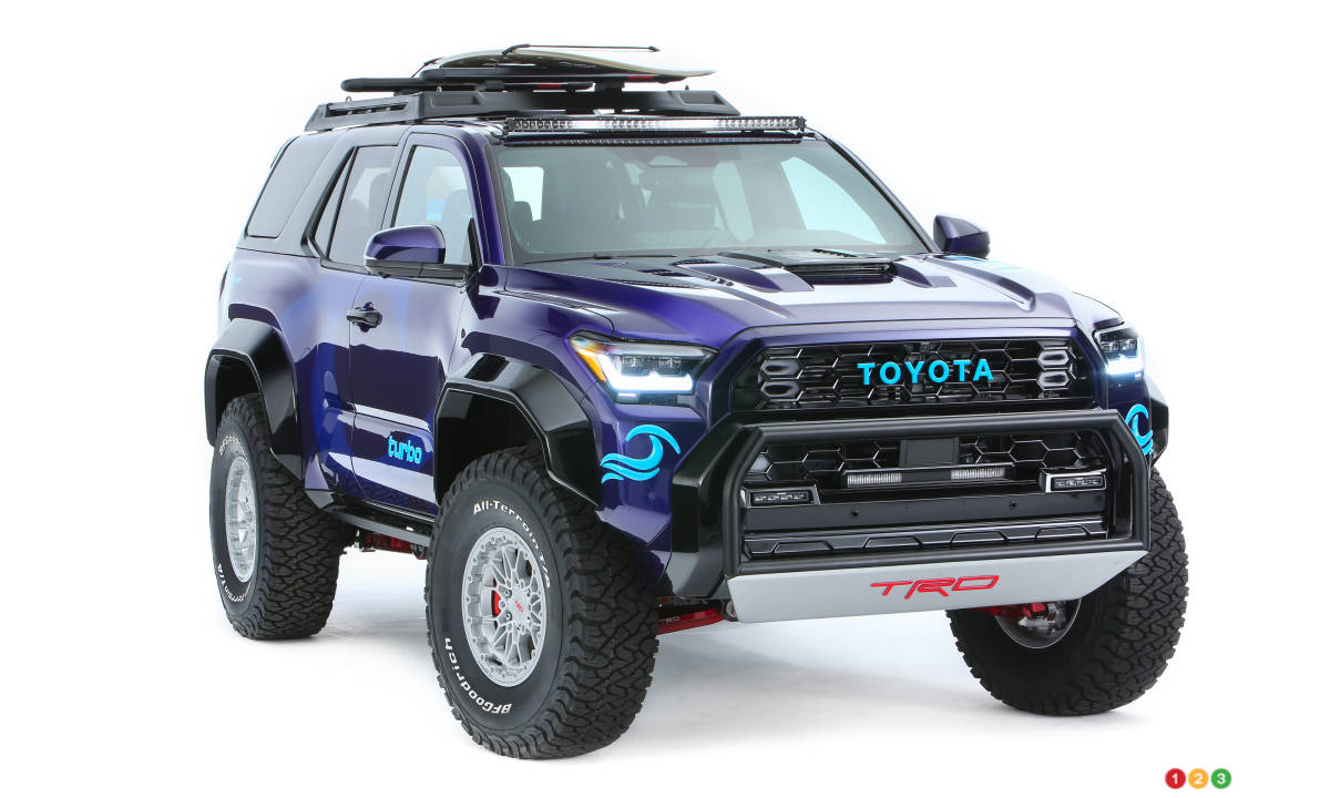 Le concept Toyota 4Runner TRD Surf, trois quarts avant