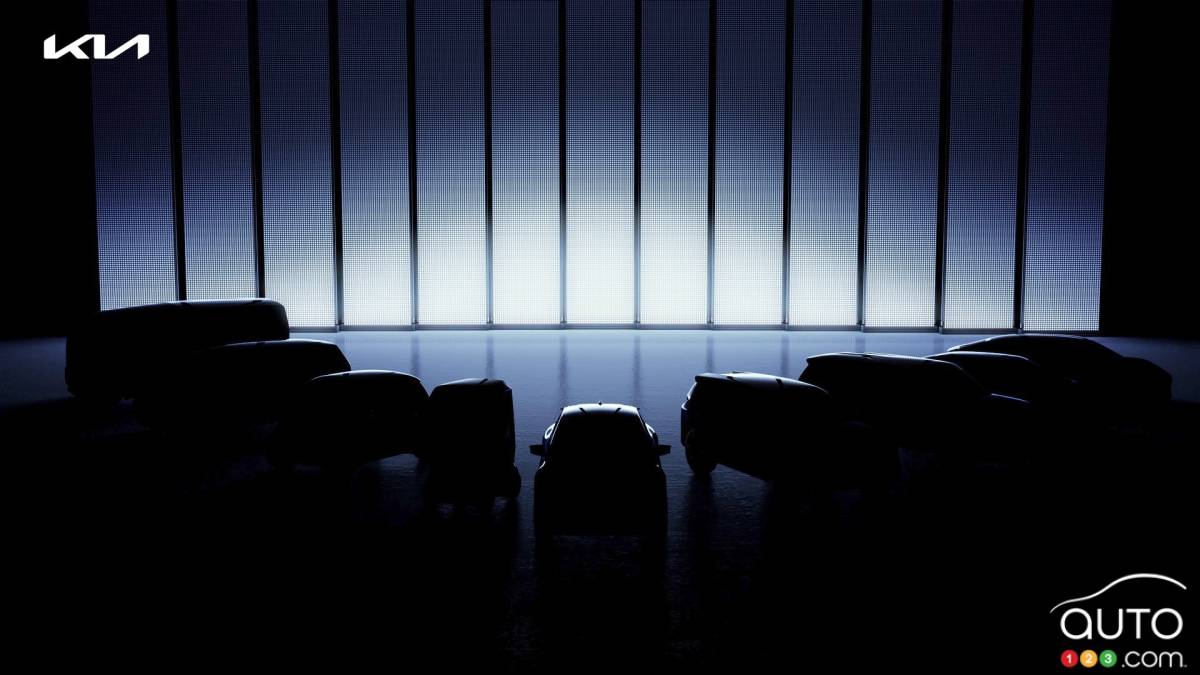 Gamme de futurs véhicules électriques Kia