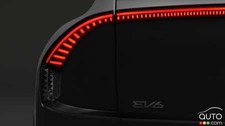 Kia EV6, rear light