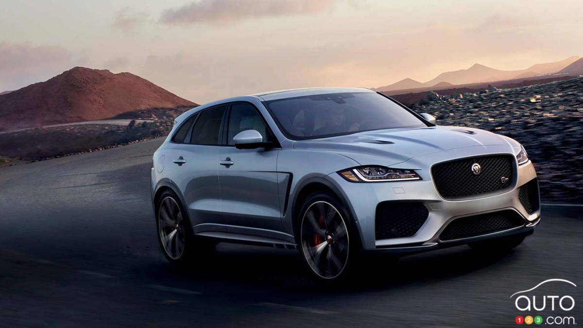 Details On The Svr Version Of The 19 Jaguar F Pace Car News Auto123