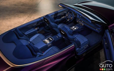 The Genesis X Gran Convertible concept, interior