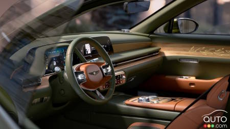 The Genesis X Gran Coupe concept, interior
