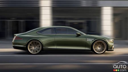 The Genesis X Gran Coupe concept, de profil