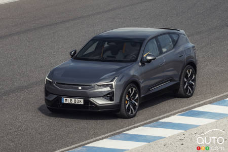 Polestar 3 2026, trois quarts avant