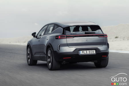 Polestar 3 2026, trois quarts arrière
