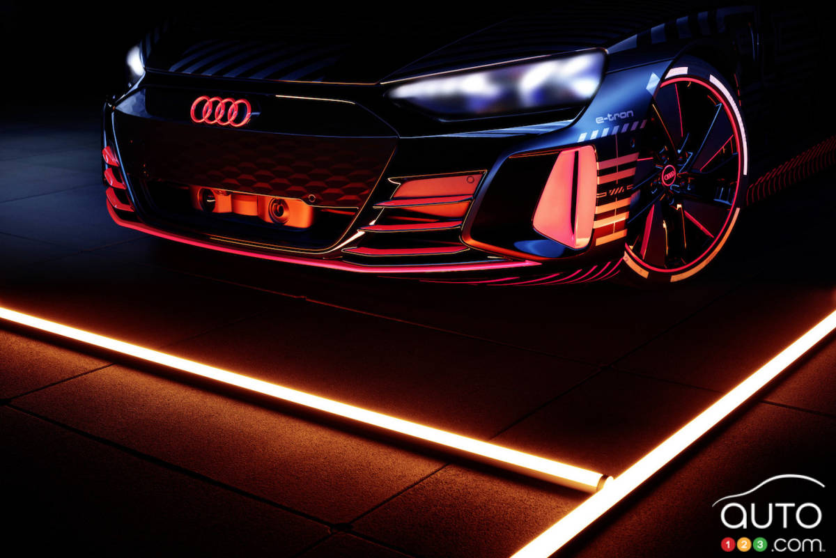 Audi e-tron GT 2021, calandre