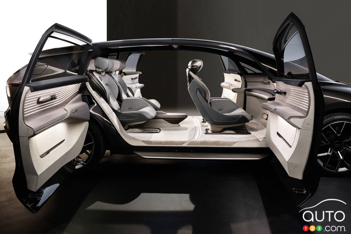 Le concept Audi Urbansphere, portes ouvertes