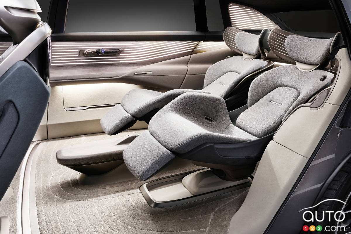 Le concept Audi Urbansphere, sièges