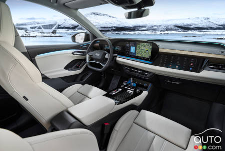 Seating of 2025 Audi Q6 e-tron